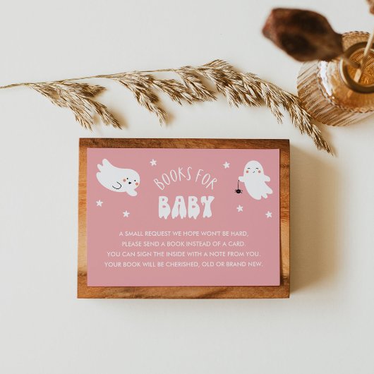 Kawaii Halloween Boeken voor Baby Verzoek Invoegen Informatiekaartje
