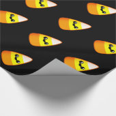 Kawaii Halloween Candy Corn Cadeaupapier (Hoek)