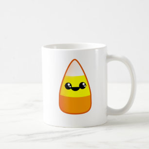 Kawaii Halloween Candy Corn Koffiemok