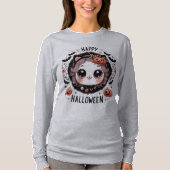 Kawaii Halloween Cat Bat Pumpkin T-shirt voor kind (Voorkant)