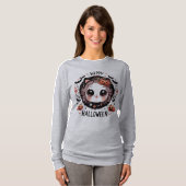 Kawaii Halloween Cat Bat Pumpkin T-shirt voor kind (Voorkant volledig)