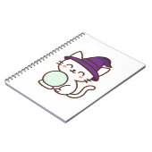 Kawaii Halloween Cat – Magisch en Schattig Spooky Notitieboek (Linkerzijde)