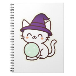 Kawaii Halloween Cat – Magisch en Schattig Spooky Notitieboek