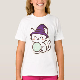 Kawaii Halloween Cat – Magisch en Schattig Spooky T-shirt