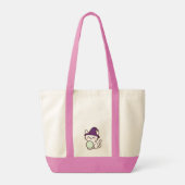 Kawaii Halloween Cat – Magisch en Schattig Spooky Tote Bag (Achterkant)