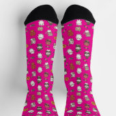 Kawaii Halloween Cat Pattern Sokken (Top)