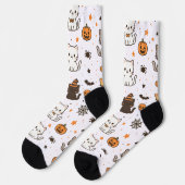 Kawaii Halloween Cats Sokken - Cat Lovers Gift (Links)