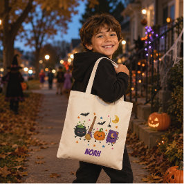 Kawaii Halloween Characters Personalized Tote Bag
