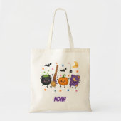 Kawaii Halloween Characters Personalized Tote Bag (Voorkant)