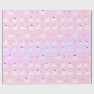 Kawaii Halloween | Cute Pastel Geesten Cadeaupapier