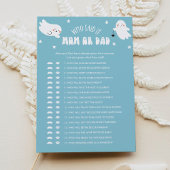 Kawaii Halloween die zei het mam of pap Baby spel Kaart