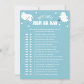 Kawaii Halloween die zei het mam of pap Baby spel Kaart (Voorkant)