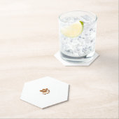 Kawaii Halloween Dog � Pumpkin Ghost Puppy Sticker Kartonnen Onderzetters (Insitu)