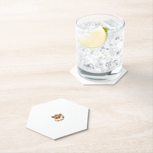 Kawaii Halloween Dog � Pumpkin Ghost Puppy Sticker Kartonnen Onderzetters (Insitu)