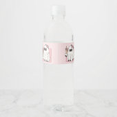 Kawaii Halloween Eten & Drinken Labels Waterfles Etiket (Achterkant)