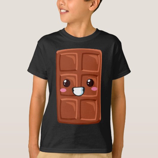 Kawaii Halloween Groep Kostuum Party's Choco T-shirt (Voorkant)