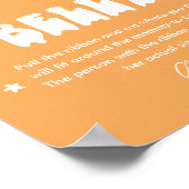 Kawaii Halloween Hoe groot is haar buik Baby spel Poster (Hoek)