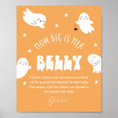 Kawaii Halloween Hoe groot is haar buik Baby spel Poster (Voorkant)