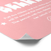 Kawaii Halloween Hoe groot is haar buik Baby spel Poster (Hoek)