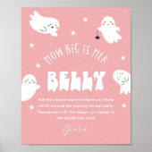 Kawaii Halloween Hoe groot is haar buik Baby spel Poster (Voorkant)