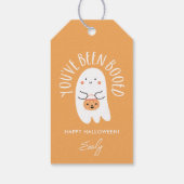 Kawaii Halloween Je bent uitgejouwd Label Cadeaulabel (Achterkant)