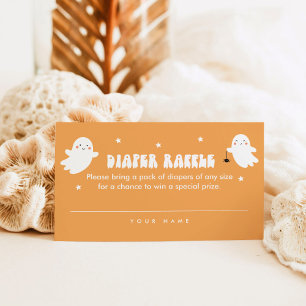 Kawaii Halloween Luier Raffle Ticket Kaart