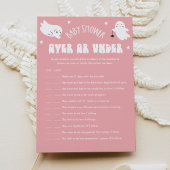 Kawaii Halloween Over of Onder Baby shower Spel Kaart