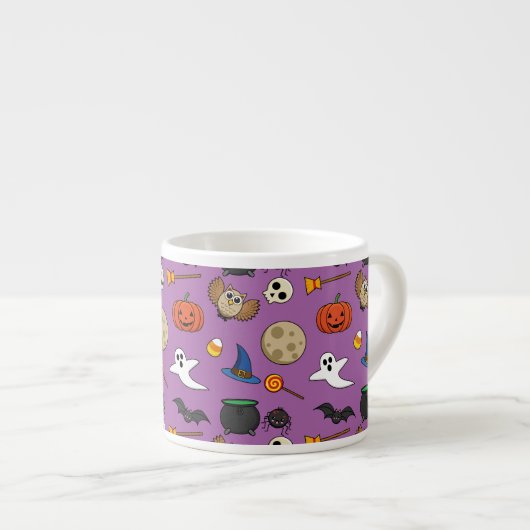 Kawaii Halloween Pack Espresso Kop (Voorkant rechts)