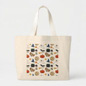 Kawaii Halloween Pack Grote Tote Bag (Voorkant)