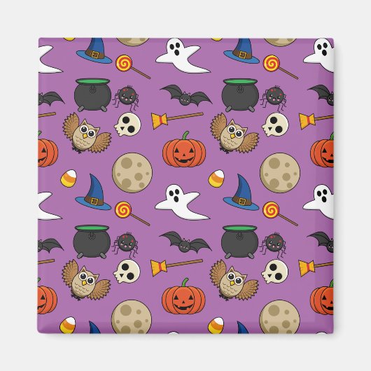 Kawaii Halloween Pack Magneet (Voorkant)