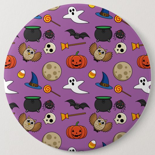 Kawaii Halloween Pack Ronde Button 6,0 Cm (Voorkant)