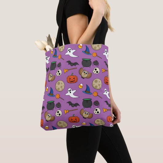 Kawaii Halloween Pack Tote Bag (Dichtbij)