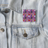 Kawaii Halloween Pack Vierkante Button 5,1 Cm (In situ)