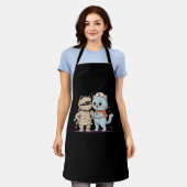 Kawaii Halloween Pals Mummy & Nurse kat Oversized Schort (Gedragen)