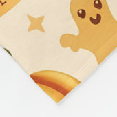 Kawaii Halloween Pumpkin & Bows Fleece Deken (Hoek)