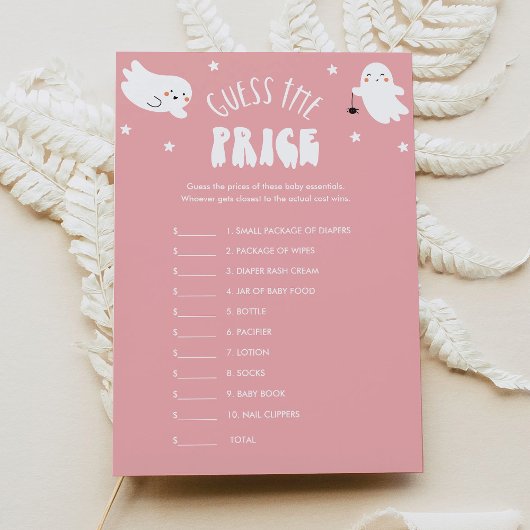 Kawaii Halloween Raad van de prijs Baby shower spe Kaart