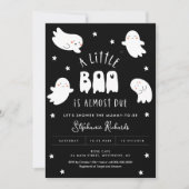 Kawaii Halloween Schattigee Ghost Baby shower Uitn Kaart (Voorkant)