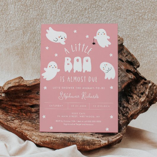 Kawaii Halloween Schattigee Ghost Baby shower Uitn Kaart