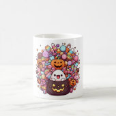 Kawaii Halloween Snoep Mok - Schattigee geest, pom (Center)