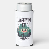 Kawaii Halloween Spin Pun Seltzer Blikjeskoeler (Seltzer Achterkant)