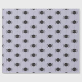 Kawaii Halloween Spinnen Cadeaupapier (Vlak)