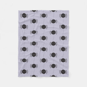 Kawaii Halloween Spinnen Fleece Deken