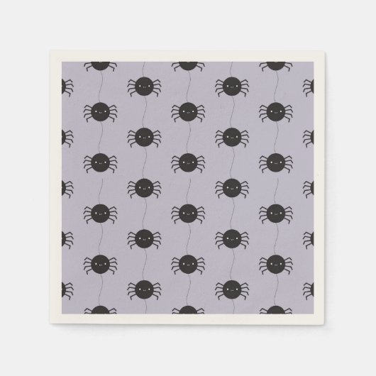 Kawaii Halloween Spinnen Servet (Voorkant)