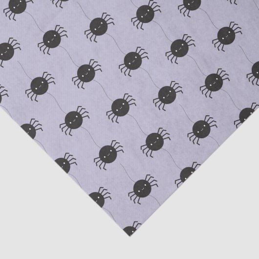 Kawaii Halloween Spinnen Tissuepapier (Detail)