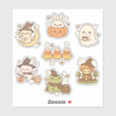 Kawaii Halloween Sticker Pack (Vel)
