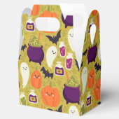 Kawaii Halloween Traktbox met handvat Bedankdoosjes (Geopend)