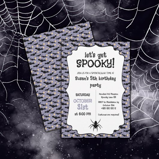 Kawaii Halloween Verjaardagsfeest Kaart