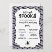 Kawaii Halloween Verjaardagsfeest Kaart (Voorkant)