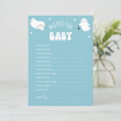 Kawaii Halloween wenst voor Baby advies Kaart (Staand voorkant)