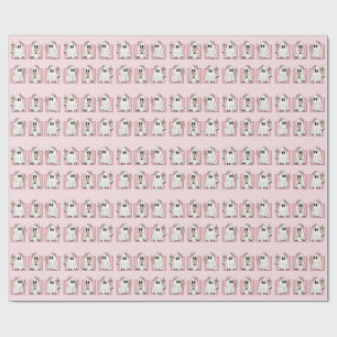 Kawaii Halloween Wrapping Paper - Schattige & Spoo Cadeaupapier